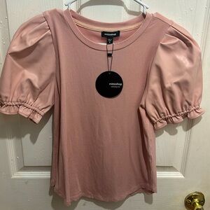 NWT Pretty Pink Blouse